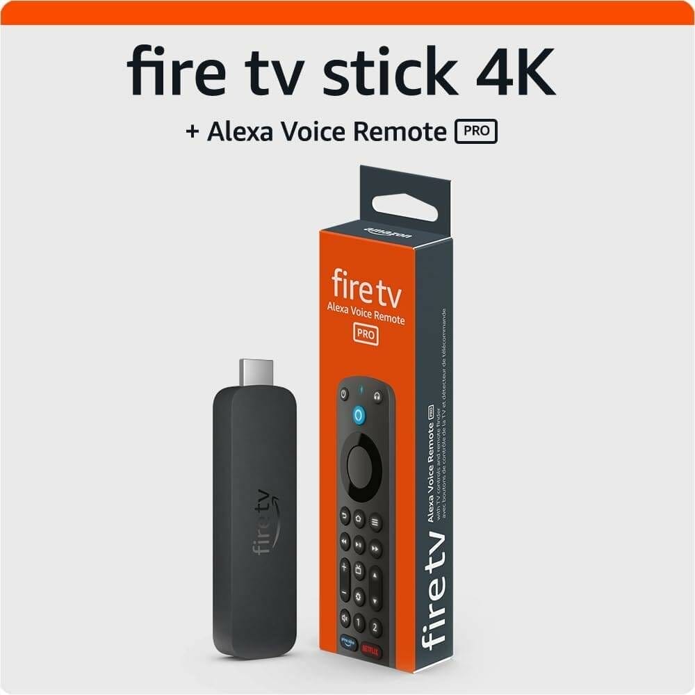 Amazon Fire TV Stick 4K with Alexa Voice Remote Pro