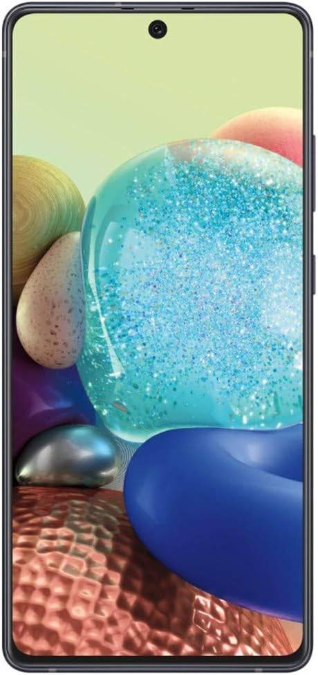 SAMSUNG Galaxy A71 5G (128GB, 6GB) 6.7 AMOLED+, Snapdragon 765G, 4500mAh Battery, Global 5G Volte GSM ATT Unlocked (T-Mobile, Metro, Straight Talk) A716U (Prism Cube Black)(Renewed)
