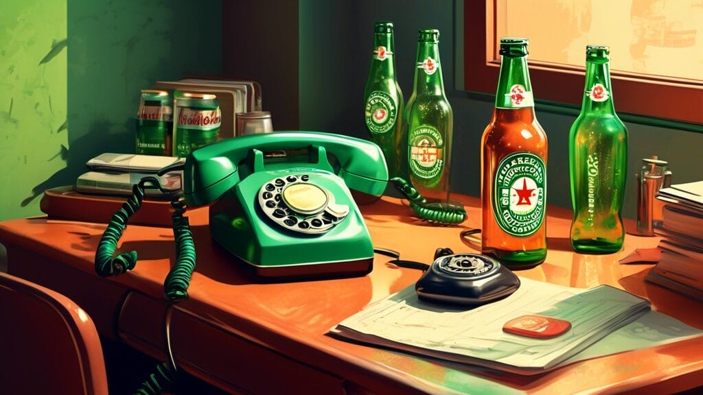 HMD and Heineken engage in nostalgic branding with the Boring Phone.